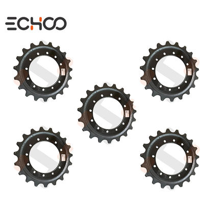 Coroa dentada compatível com acessórios de chassis de mini escavadeira Kubota U25