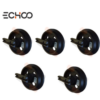 Roda tensora dianteira para chassi de esteira de mini escavadeira Kubota KX 080-3